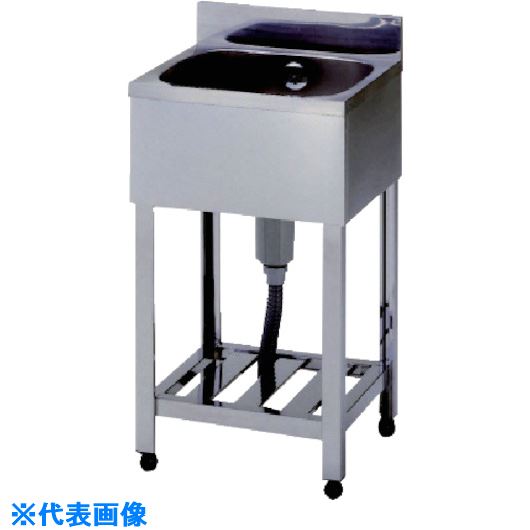 ■アズマ 一槽シンク(ホース付) 1000×600×800 HP11000(5109876)[法人限定][外直送元]