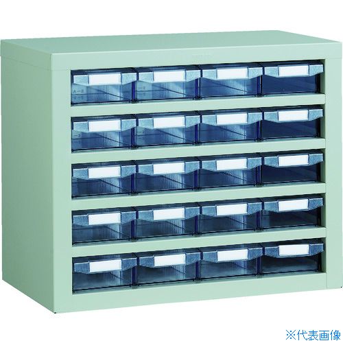 オレンジブック トラスコ中山　TRUSCOTRUSCO 引き出しユニット 553X307XH444 A1X20 〔品番:VA45B〕[ 注番:5117607]特長●引き出しは透明タイプとネオグレータイプがあり用途に合わせて選べます。●横型タイプの部品管理ケースです。●奥行が307mmなので、作業台に置いて使用しても、作業面が広く取れます。仕様●間口(mm)：553●奥行(mm)：307●高さ(mm)：444●最大積載量(kg/台)：150●引出し：A-1 4列5段●引出し色：透明仕様2材質/仕上●本体:スチール●引出し：AB樹脂セット内容/付属品●各引出しに仕切板・見出しカード各1枚付注意原産国（名称）日本JANコード4989999658712本体質量15.4kgオレンジブック トラスコ中山　TRUSCOTRUSCO 引き出しユニット 553X307XH444 A1X20 〔品番:VA45B〕[注番:5117607][本体質量：15.4kg]分類》物流・保管用品》工場用保管設備》小型パーツケース☆納期情報：仕入れ先通常在庫品 (欠品の場合有り)