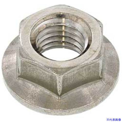 ■SUNCO 三価ホワイト フランジナット(S無し 西精工製 M8(12X17 (40本入り) N0000N36008000000340P(5149325)[送料別途お見積り][法人限定][掲外取寄]