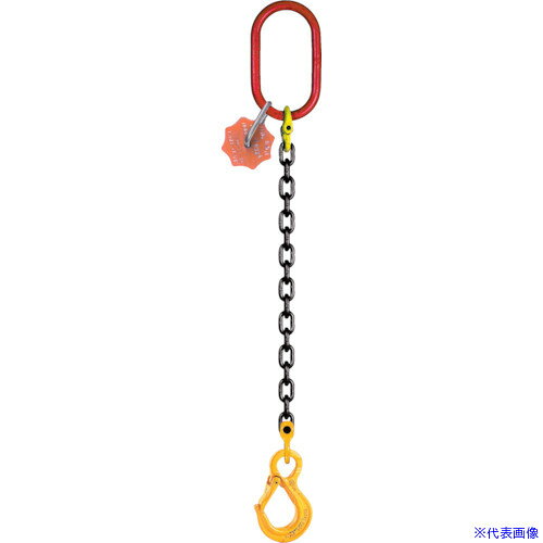 オレンジブック トラスコ中山　TRUSCOEAGLE スリングフック(アイ型)付チェーン(シングルタイプ) 〔品番:SSHES0.51.0MV〕[ 注番:5159695]特長●JIS規格より厳しいEN規格（818-2、4）に準拠した玉掛け専用チェンとして、ISO9001認定工場において厳選された最高の特殊合金鋼を使用し、完全自動機によりリング状に成形、溶接し、独自の最新自動制御熱処理装置で熱処理を行い、均一の機械的性能を保証できます。●当然JIS及びISO規格にも準拠しています。用途●アイ型スリングフック付チェーン に。仕様●有効長l(m)：1.29●線径(mm)：6.0●使用荷重(t) α=0°：0.5●チェーンリンク数：57仕様2●ISO9001認証取得工場製●アイ型付●G8(T級)材質/仕上●高抗張力鋼セット内容/付属品注意●作業開始前の点検を必ず実施し、変形、摩耗、損傷したチェーンスリングは使用しないで下さい。●チェーンスリングの最大使用荷重を超えるつり荷は絶対に吊らないで下さい。●つり角度を確かめ角度に応じた使用荷重のチェーンスリングをご使用ください。●クランプは別売です。●ご使用前に必ず取扱説明書をよくお読みください。原産国（名称）日本JANコード本体質量1.6kgオレンジブック トラスコ中山　TRUSCOEAGLE スリングフック(アイ型)付チェーン(シングルタイプ) 〔品番:SSHES0.51.0MV〕[注番:5159695][本体質量：1.6kg]分類》荷役用品》吊りクランプ・スリング・荷締機》チェーンスリング☆納期情報：オレンジブック掲載以外でメーカー直送品【法人限定＝会社名ご記入お願い致します。】
