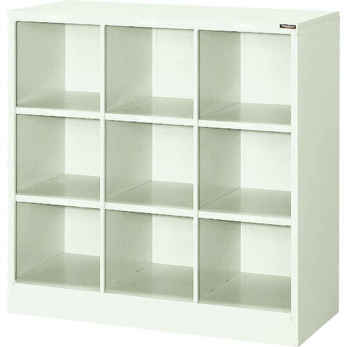 ■TRUSCO スクールロッカー 9人用 880X400XH880 ネオグレー KH9NG(5209064)[法人・事業所限定][直送元]