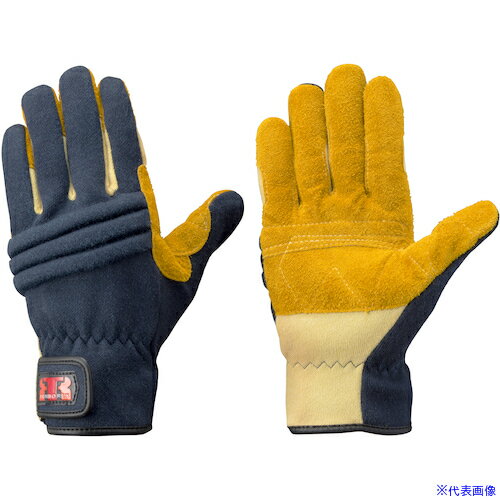 ■トンボレックス パラ系アラミド繊維製手袋 ネービー K346NVM(5216293)[送料別途お見積り][法人限定][..
