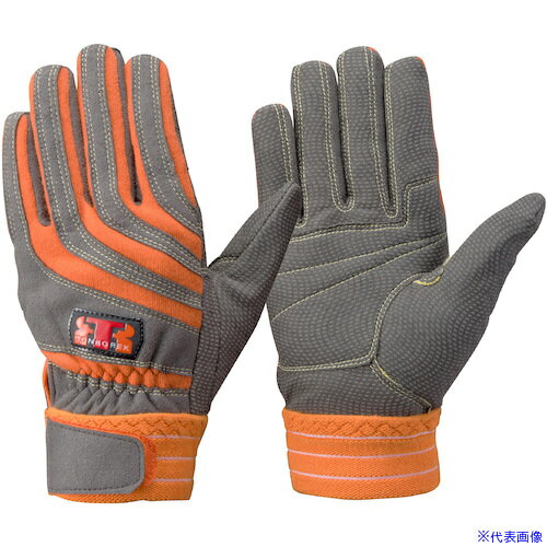 オレンジブック トラスコ中山　TRUSCOトンボレックス パラ系アラミド繊維&人工皮革製手袋 オレンジ 〔品番:K506RS〕[ 注番:5222568]特長●リピート継続使用度の高いK-501シリーズを更に安全性を高める指側面まで全面補強し...