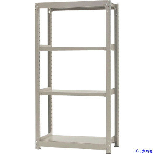 オレンジブック トラスコ中山　TRUSCO北島 中量300K単体W900XD450XH1800ニューアイボリ—4段 〔品番:T30090451804〕[ 注番:5258701]特長●ボルトレスで組立が簡単しかも1段／耐荷重が300kgで連結...