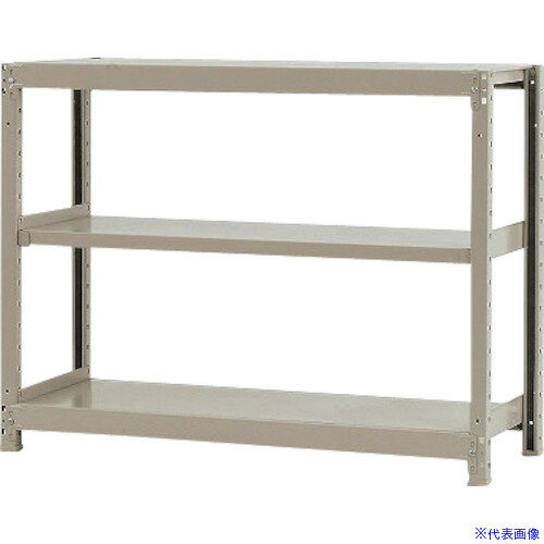■北島 軽中量200K単体W1200XD300XH900アイボリー3段 T20012030903(5259616)[法人限定][外直送元]