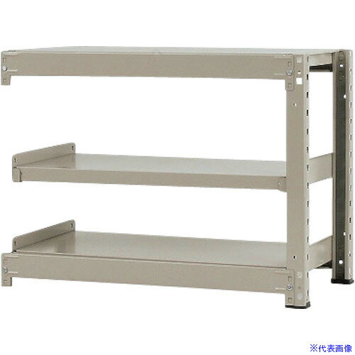 ■北島 中量300K連結W900XD450XH700ニューアイボリ—3段 T300R9045703(5259910)[法人限定][外直送元]
