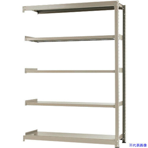 ■北島 中量300K連結W1500XD900XH2100ニューアイボリ-5段 T300R150902105(5259914)[法人限定][外直送元]