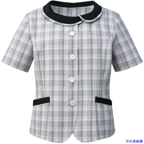 ■GROW クレール・チェック/テンダーカルゼオーバーブラウスラベンダー系07 GOBL2008J507(5285024)[送料..