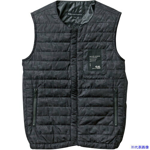 オレンジブック トラスコ中山　TRUSCOG.G. 8234−06 防寒ベスト カモフラグレー 3L 〔品番:8234065113L〕[ 注番:5294322]特長●インナーで暖かくアウターとしてもキマる着用シーンを選ばない2WAYベスト。●インナーでもアウターでも着用できる2WAYベスト●軽量素材で着心地が良い●フロントファスナー仕様で着脱簡単●収納力アップの両脇ファスナーポケット●多少の雨、水をはじきやすい●ヒートシート用ポケット付き（背中）仕様●色：カモフラグレー●サイズ：3L●着丈(cm)：64●胸囲(cm)：116仕様2材質/仕上●表：ポリエステル100％●裏：ポリエステル100％●中綿：ポリエステル100％セット内容/付属品注意原産国（名称）中国JANコード4536309475769本体質量500gオレンジブック トラスコ中山　TRUSCOG.G. 8234−06 防寒ベスト カモフラグレー 3L 〔品番:8234065113L〕[注番:5294322][本体質量：500g]分類》環境改善用品》寒さ対策用品》防寒着☆納期情報：メーカー取り寄品（弊社より発送）
