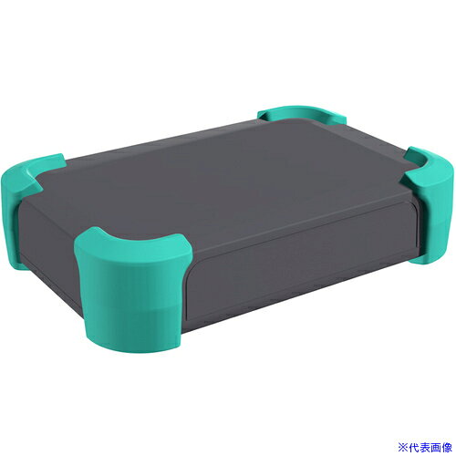 ■タカチ 耐衝撃ガード付プラスチックケース PFG20413DE(5316393)[送料別途お見積り][法人限定][掲外取寄]