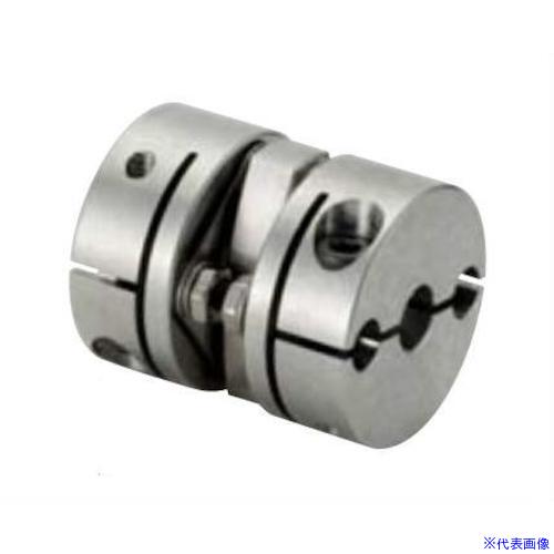 ■酒井製作所 精密バネ軸継手 ボルトクランプ締結タイプ カップリング LAD-Cシリーズ 15×19 LAD40C15X19(5322976)[送料別途お見積り][法人限定][外直送]