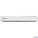 ■BUFFALO 10/100Mbps対応 スイッチングHub プラスチック筐体/電源内蔵モデル 8ポート ホワイト LSW4TX8NPWH(5327127)