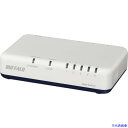 ■バッファロー Giga 5ポート スイッチングハブ 電源外付け プラスチック筐体 マグネット付 ホワイト LSW6GT5EPWH(5327132)[送料別途見...