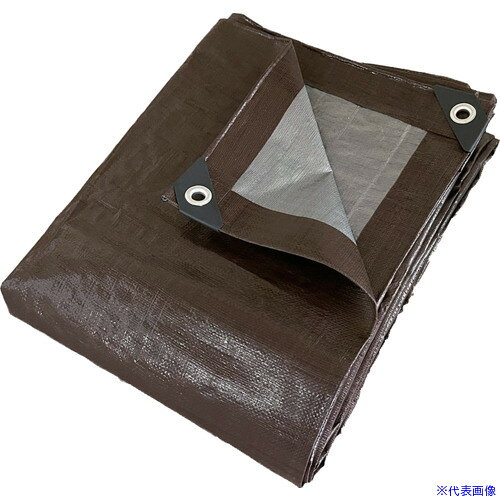 ■南榮工業 景観配慮シート ブラウンシルバー KEIKANSHEET1.8MX1.8M(5375259)