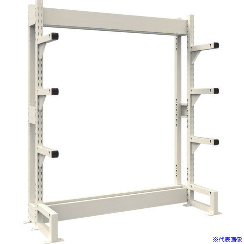 ■TRUSCO ボルトレス長尺保管棚M3 単式基本1500X450XH1800 4段 VRM36554(5380582)[送料別途お見積り][法人限定][直送]