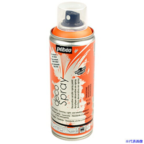 オレンジブック トラスコ中山　TRUSCOPebeo デコスプレー200ml マット色 タンジェリン 〔品番:093806〕[ 注番:5381271]特長●水性アクリルペイントでにおいが少なく、屋内、屋外で使用いただけます。用途●紙、石、キ...