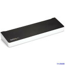 ■StarTech ドッキングステーション/USB−C接続/3画面/4K HDMI DP/100W PD/USBハブ/イーサネット/多機能 DK30...