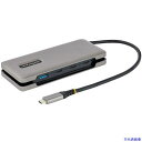■スターテック USBハブ/Type-C/1ポート Type-A + 3ポート Type‐C/バスパワー/25cm 巻き取り式ケーブル HB31CM1A3CB(...
