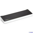 ■StarTech ドッキングステーション/USB−C接続/3画面/4K HDMI DP/60W PD/USBハブ/イーサネット/多機能ハブ DK3...