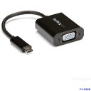 ■スターテック ディスプレイアダプター/USB-C - VGA/1920x1200/14cmケーブル/ブラック/ビデオ 変換コンバーター CDP2VGA(538...