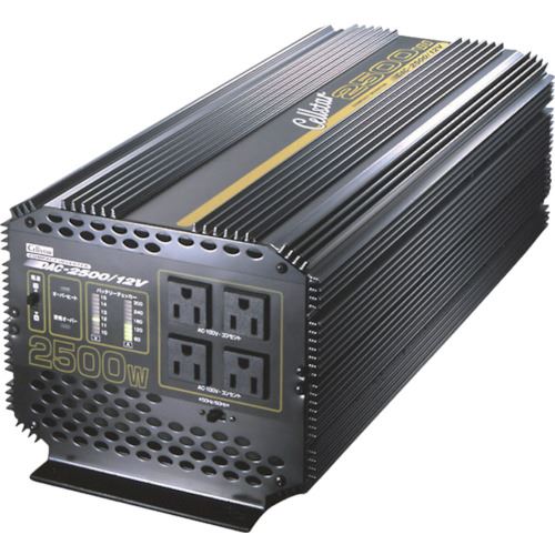 ■CELLSTAR インバーター 定格出力2000W DAC250012V(5425191)[送料別途お見積り][法人限定][外直送]