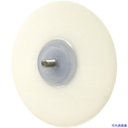 ■DAIDOHANT ねじ付粘着シート 白Φ60 M4×6MM 2個入 10177831(5428370)[送料別途お見積り][法人限定][掲..