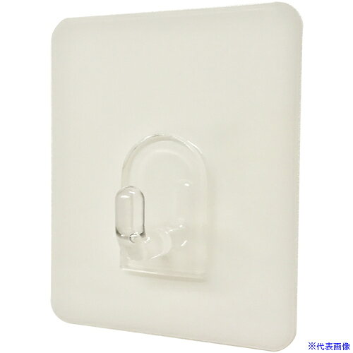 ■DAIDOHANT 粘着フック 白50×60MM 2個入 耐荷重約1kg 10177814(5429878)[送料別途お見積り][法人限定][掲外取寄]