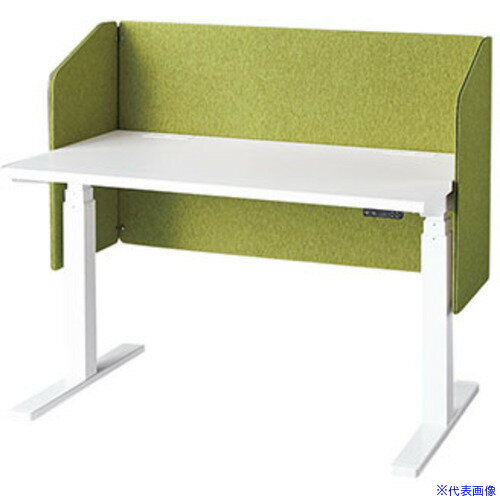 オレンジブック トラスコ中山　TRUSCONAIKI デスクパネル(サイドパネル付 リフティーナ LT型/グリーン/W1180×D410×H720 〔品番:LT127SPGR〕[ 注番:5440377]特長●デスクトップパネルは正面パネルタ...