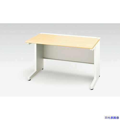 Low Tables - ■NAIKI 平デスク(引出し無し) XEHH型/天板:シルクウッド 本体:クリアーホワイト/W1200×D800×H720 XEHH128FDNWS(5443454)[送料別途お見積り][法人限定][外直送]