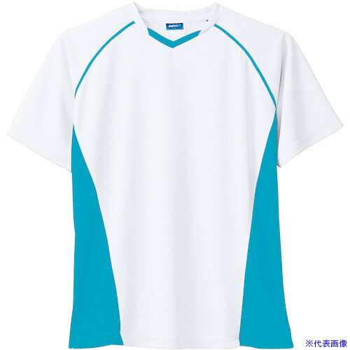 オレンジブック トラスコ中山　TRUSCO桑和 50403 半袖Tシャツ ホワイト/ターコイズ L 〔品番:50403401L〕[ 注番:5447063]特長●通気性に優れたハニカムメッシュを使用しています。●吸汗速乾加工によりドライ感が続きます。●スポーティーな配色切り替え仕様です。仕様●色：ホワイト／ターコイズ●サイズ：L仕様2材質/仕上●ポリエステル100％セット内容/付属品注意原産国（名称）中国JANコード4536309321912本体質量250gオレンジブック トラスコ中山　TRUSCO桑和 50403 半袖Tシャツ ホワイト/ターコイズ L 〔品番:50403401L〕[注番:5447063][本体質量：250g]《包装時基本サイズ：340×230×10》〔包装時質量：200g〕分類》保護具》作業服》シャツ☆納期情報：メーカー取り寄品（弊社より発送）