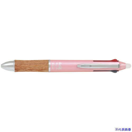 ■PILOT 消せるボールペン フリクションボール3 ウッド ピンク LKFB2SEFP(5448079)[送料別途お見積り][法人限定][掲外取寄]