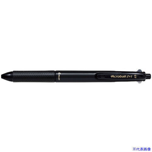多功能笔 - ■PILOT 油性ボールペン アクロボール2+1 細字 黒・赤 BKHAB40FB(5448146)×10[送料別途お見積り][法人限定][掲外取寄]