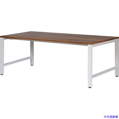 ■DAISHIN レクタ テーブル ホワイトフレーム 1500×900×720 FT150907WMPB(5449845)[法人限定][外直送元]