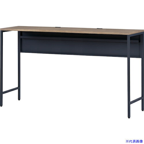 オレンジブック トラスコ中山　TRUSCODAISHIN レクタ デスク 基本タイプ ブラックフレーム 1800×450×1000 〔品番:FD184510BMPA〕[ 注番:5451384]特長●細いフレーム脚と薄い天板で構成されたスタンダードなフレームデスクです。●オフィスのミーティングスペースに最適なテーブルシステムです。●幕板に備えつけられたコードダクトに配線の余長を収める事が出来ます。仕様●間口(mm)：1800●奥行(mm)：450●高さ(mm)：1000●色：ブラック●天板色：ガレットオーク●均等積載量(kg/段)：50●最大積載量(kg/台)：50●天板厚み(mm)：24●基本型仕様2●天板には左右2個ずつ、計4口のコンセントタップ付●アジャスター付き材質/仕上●フレーム：スチール製（SPCC）●天板表面材：メラミン化粧板●天板芯材：パーティクルボードセット内容/付属品注意原産国（名称）日本JANコード本体質量32.3kgオレンジブック トラスコ中山　TRUSCODAISHIN レクタ デスク 基本タイプ ブラックフレーム 1800×450×1000 〔品番:FD184510BMPA〕[注番:5451384][本体質量：32.3kg]《包装時基本サイズ：1800×450×1000》〔包装時質量：32kg〕分類》オフィス・住設用品》オフィス家具》デスクシステム☆納期情報：オレンジブック掲載以外でメーカー直送品（送料元払い）【法人限定＝会社名ご記入お願い致します。】※北海道・沖縄・離島は運賃別途商品も含む