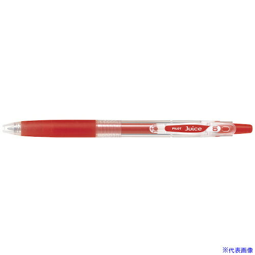 ■PILOT ゲルインキボールペン ジュース 中字 レッド LJU10MR(5459935)×10[送料別途...