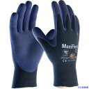 ■エーティージー ニトリル背抜き手袋 マキシフレックス・エリート 34-274 XLサイズ 34274XL(5460497)