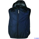 ■XEBEC 空調服遮熱ハーネスベスト(フード付き)XE98106−10−3L コン XE98106103L(5463048)[送料別途...