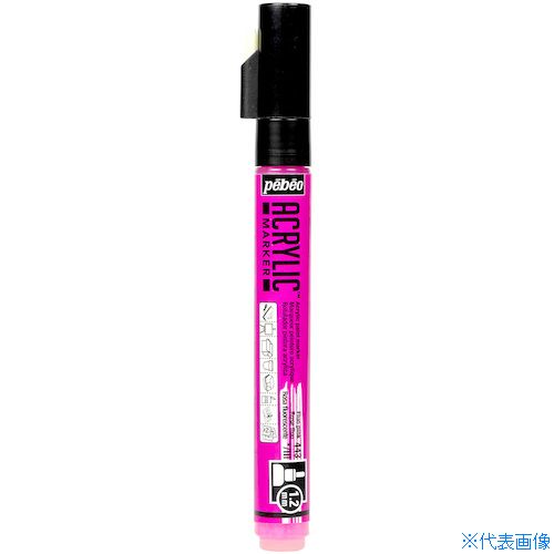 Coating, Repair, Various Materials - ■Pebeo アクリリックマーカー 1.2mm 細ラウンド フルレセントピンク 205743(5463344)