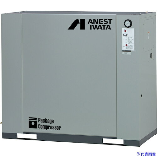 ■アネスト岩田 レシプロコンプレッサー(給油式) パッケージコンプレッサ 7.5KW 60Hz CLP75EF14M6(5473638)[法人限定][外直送元]