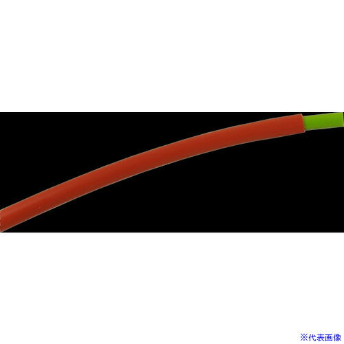 ■チヨダ メガエルフレックスチューブ 赤 6X4.5 100M MLE6R100M(5495135)[送料別途見積り][法人・事業所限定][掲外取寄]