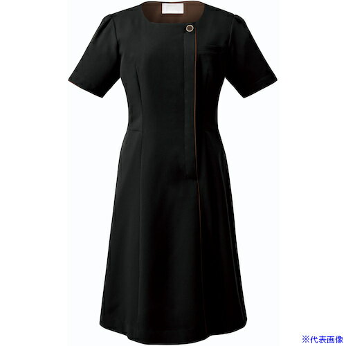 ■FOLK ワンピース ブラック 3L 3023SC93L(5528370)[送料別途お見積り][法人限定][掲外取寄]