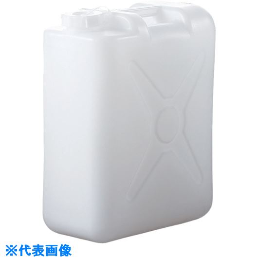 ■サンプラ ラボテナー(偏平) 20L 細口 02640(5576351)[送料別途お見積り][法人限定][掲外取寄]