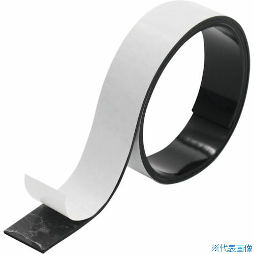 ■マグエックス 超強力マグネットテープ ゼロスリップ 粘着付 幅15mm MHGT15(5579468)