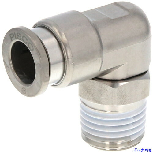 ■PISCO チューブフィッティングSUS316 SSPL1204TP(5587349)[送料別途お見積り][法人限定][掲外取寄]