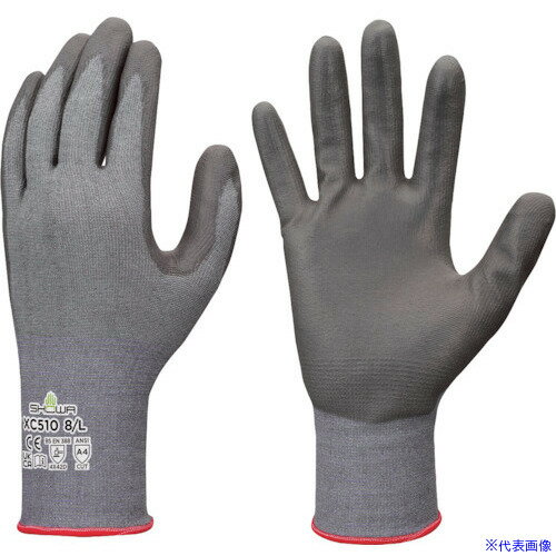 ■SHOWA 耐切創手袋 XC510 フォルテックスウレタンパーム手袋 XLサイズ XC510XL(5603028)