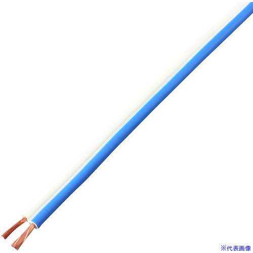 オレンジブック トラスコ中山　TRUSCOKYОWA スピーカーコード VFF 1.25SQ 10M 青/白 〔品番:VFF1.25SQ10MBLWH〕[ 注番:5622554]特長●耐水性、 可とう性、加工性にすぐれています。用途●オーディオのスピーカーコード●直流DC用コード●小型電気器具の電源コード (0.75［［MM2］］以上)仕様●色：ブルー／ホワイト●芯数：2●全長(m)：10●仕上がり外径(mm)：約3.1×6.2●長さ(m)：10●定格電圧(V)：300以下●電線サイズ(［［MM2］］)：1.25仕様2●定格温度:60℃● 定格電圧:300V以下材質/仕上セット内容/付属品注意●0.3SQについては電気用品安全法の規格外となるため電源コード等としてご使用できません。100V未満でご使用ください。原産国（名称）日本JANコード4930393001260本体質量400gオレンジブック トラスコ中山　TRUSCOKYОWA スピーカーコード VFF 1.25SQ 10M 青/白 〔品番:VFF1.25SQ10MBLWH〕[注番:5622554][本体質量：400g]《包装時基本サイズ：85×100×100》〔包装時質量：522g〕分類》電子機器》電設配線部品》電線☆納期情報：仕入れ先通常在庫品 (欠品の場合有り)