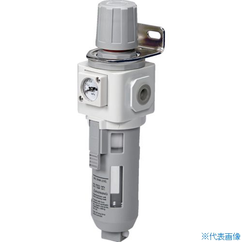 ■TRUSCO フィルターレギュレーター 口径Rc1/4 最大流量1.1 TAFR3028(5625624)