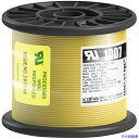 ■KYОWA UL耐熱ビニル絶縁電線 UL1007 AWG22 100M 黄 UL1007AWG22100MYL(5628531)