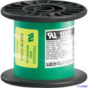 ■KYОWA UL耐熱ビニル絶縁電線 UL1007 AWG28 100M 緑 UL1007AWG28100MGR(5628535)