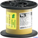 ■KYОWA UL耐熱ビニル絶縁電線 UL1007 AWG28 100M 黄 UL1007AWG28100MYL(5628567)(4)